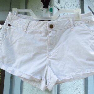 Abercrombie & Fitch Womans Short Shorts White 29 Mid rise